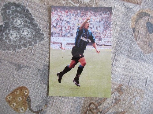 19 CARTOLINE ORIGINALI CALCIO INTER RONALDO PAGLIUCA BERGOMI MORIERO ZE ELIAS FR