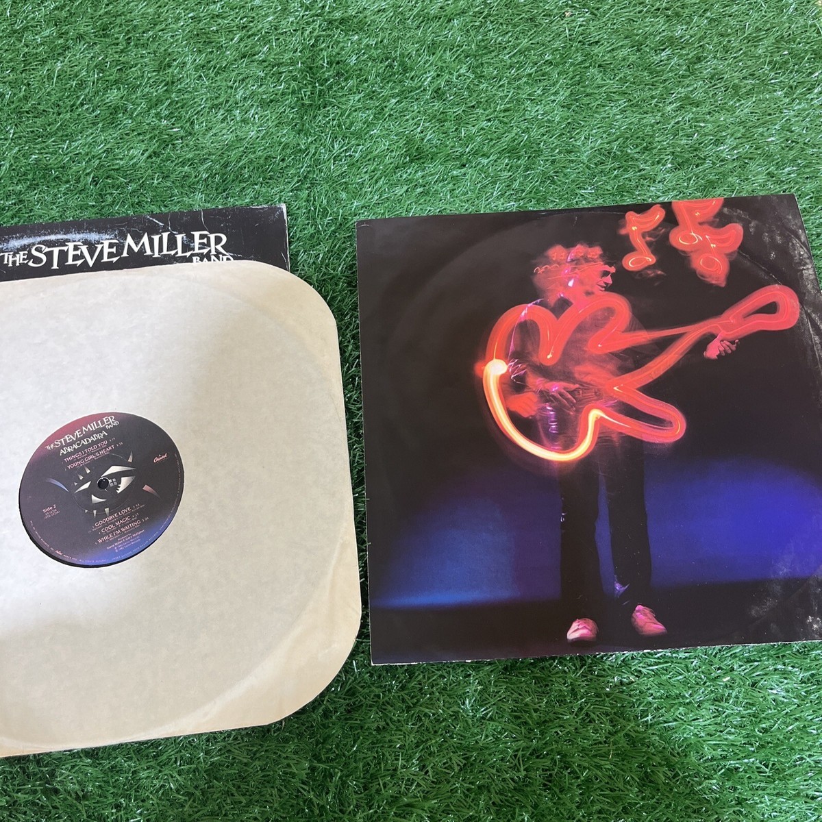 Steve Miller Band Abracadabra 1982 LP Capitol Records ST 12216 Vinyl w  Inner | eBay