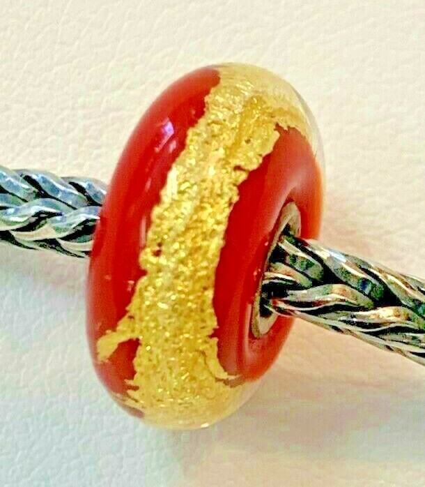 Authentic Trollbeads Root Chakra Bead