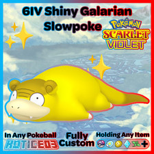 ✨ Shiny Galarian Slowpoke 6IV ✨ Pokemon Scarlet & Violet 🚀 Fast 🚀