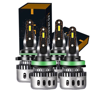 For GMC Sierra 1500 2500 HD 2007-2013 Full Front LED Headlight Hi-Low Bulbs Kit