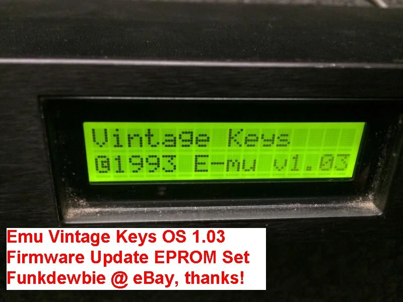 Emu Vintage Keys OS v1.03 EPROM Firmware Upgrade SET / New ROM Final Update Chip - Image 2 of 3