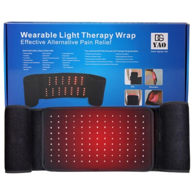 DGYAO Red Light Therapy Near Infrared Light Wrap Belt For Back Waist Pain Relief