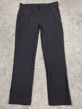 Athleta Pants Womens 16 Wander Straight Black Nylon Hike Athletic Elastic Ankle
