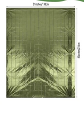 10 Emergency Rescue Space Thermal Mylar Blankets 81 x 52 New