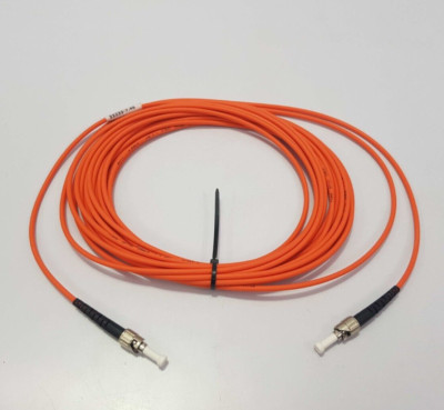 GE ST-ST SIMPLEX 62.5/125 FIBER OPTIC CABLE OPTIC ST 7.45M ORANGE