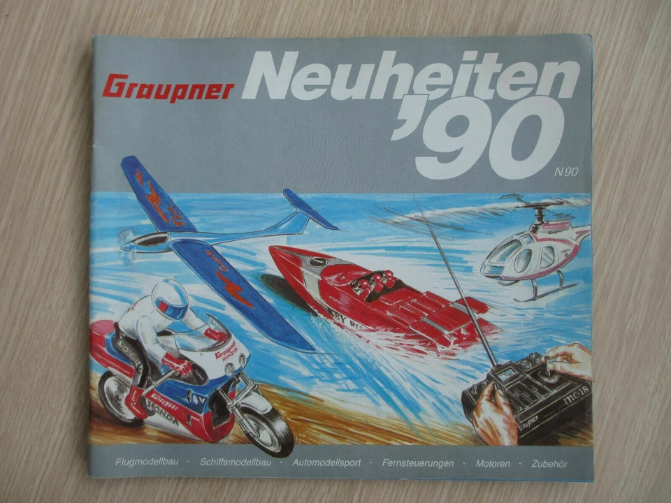 CATALOGUE NOUVEAUTES 1990 GRAUPNER MODELLING MODELISME MODELLBAU 79 pages - Photo 1/1