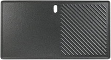 13191 BBQ Piastra per 2 Fuochi Landmann EMAILLEE Triton, Piastra in Ghisa Piastr