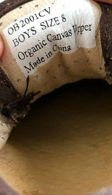 Morgan & Milo Tenis Marrón Zapatos Niños Pequeños 8 Lona Atlético OB2001CV Foto 2 de 4