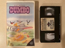Dumbo VHS, 1988, Disney Clamshell Black Diamond