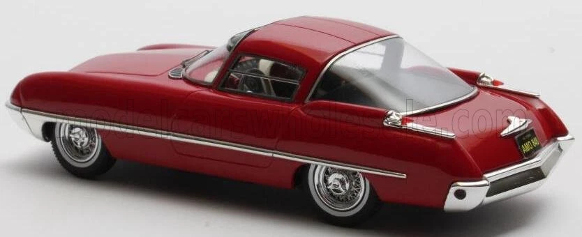 wonderful modelcar FORD COUGAR 406 CONCEPT 1962 USA -  red metallic -1/43 - Image 2 of 2