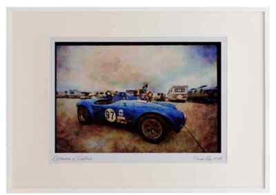 447044 1963 Shelby AC Cobra Aquarell Bilderrahmen