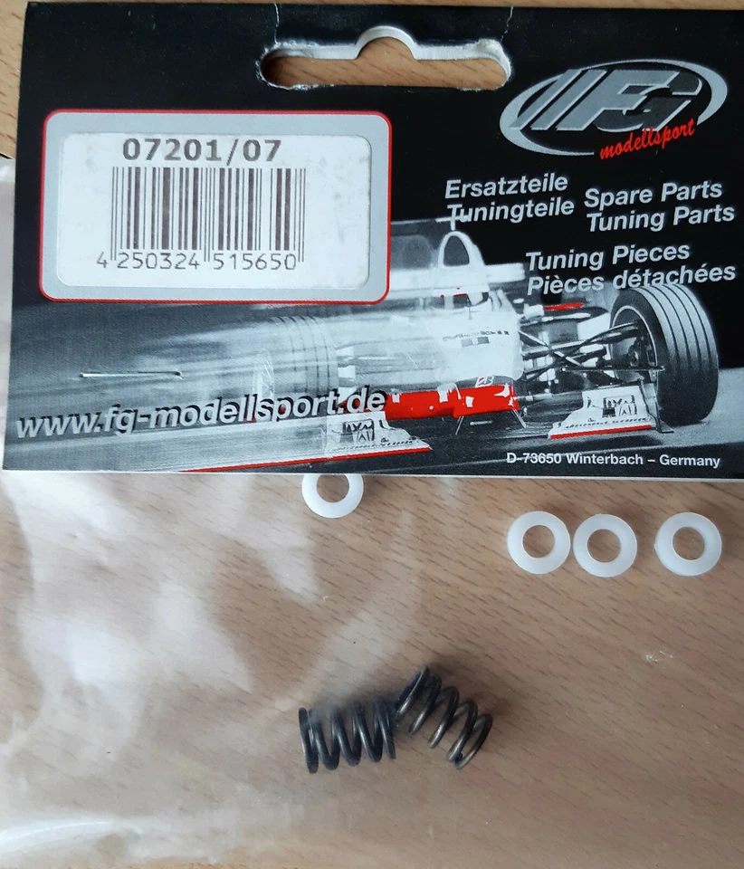FG Modellsport T2M Dämpfungsfedern hinten (2 Stk.) - 07201/07 - Bild 2 von 2