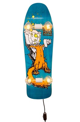 Santa Cruz Boyle Sick Cat Reissue Whiskertin Skateboard Light 
