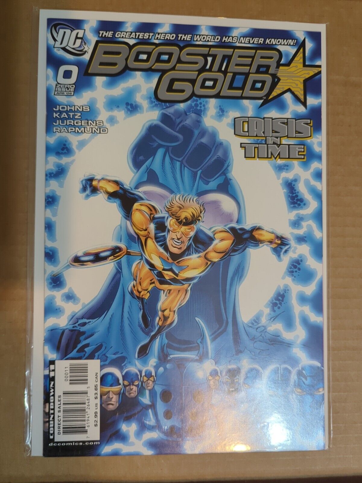 DC Comics Booster Gold #0 2008 Crisis In Time new/unread