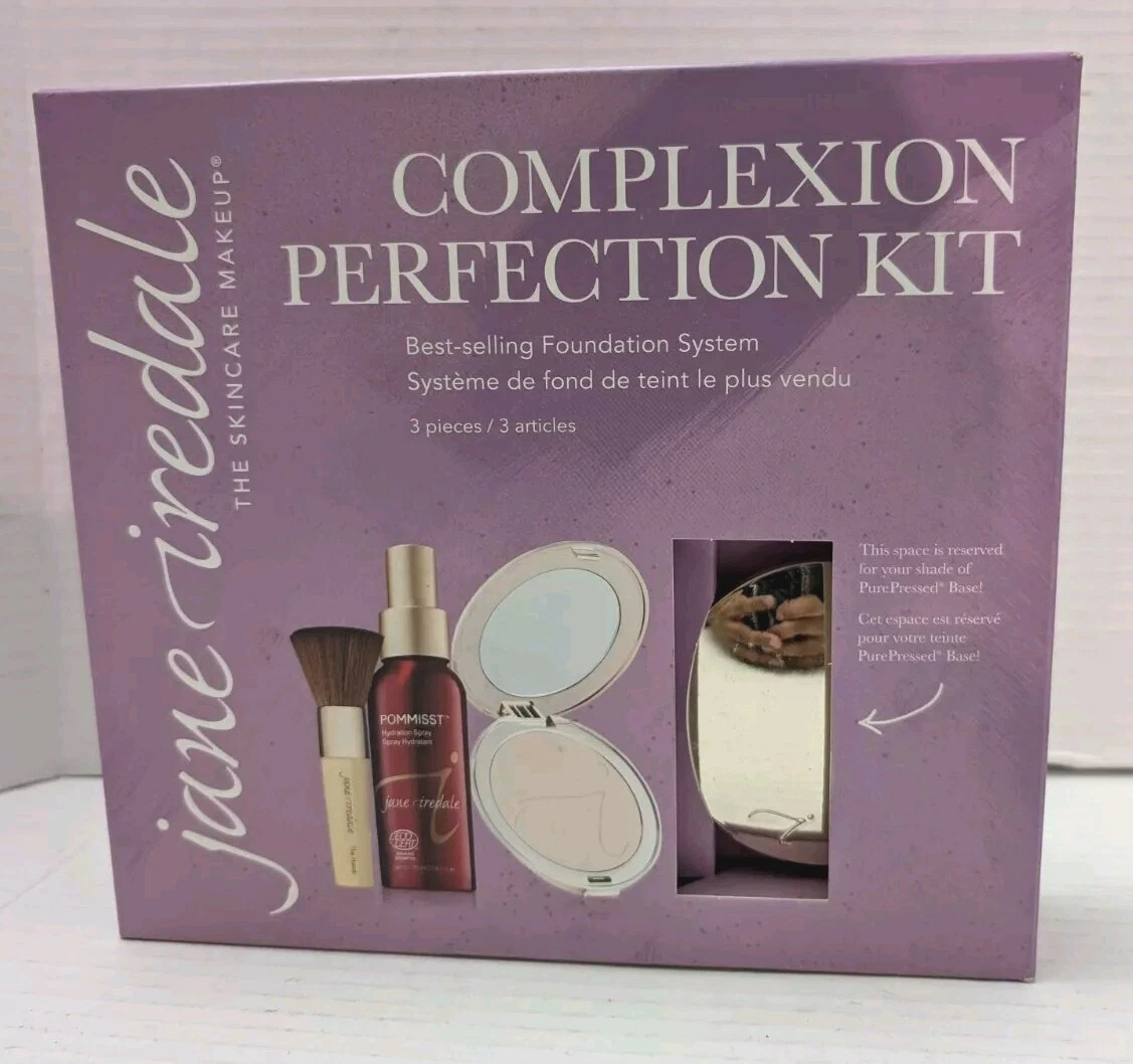 Jane Iredale Complexion Perfection Kit Skin Care Makeup 3 PC