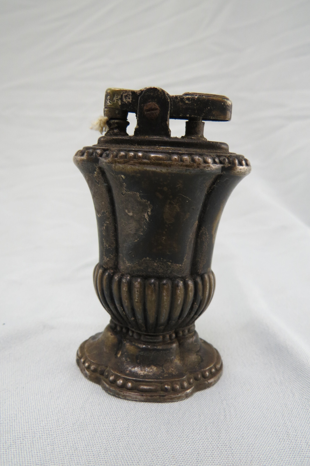 Ronson Mayfair Mid Centrury Silver Plated Table Lighter - Vintage