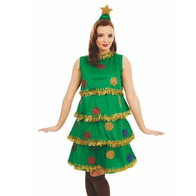 Christmas Tree Halloween Costume for Women Festive Fun