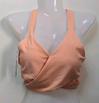 7251# Halara, Damen Sport BH, Größe: S, Farbe: Orange