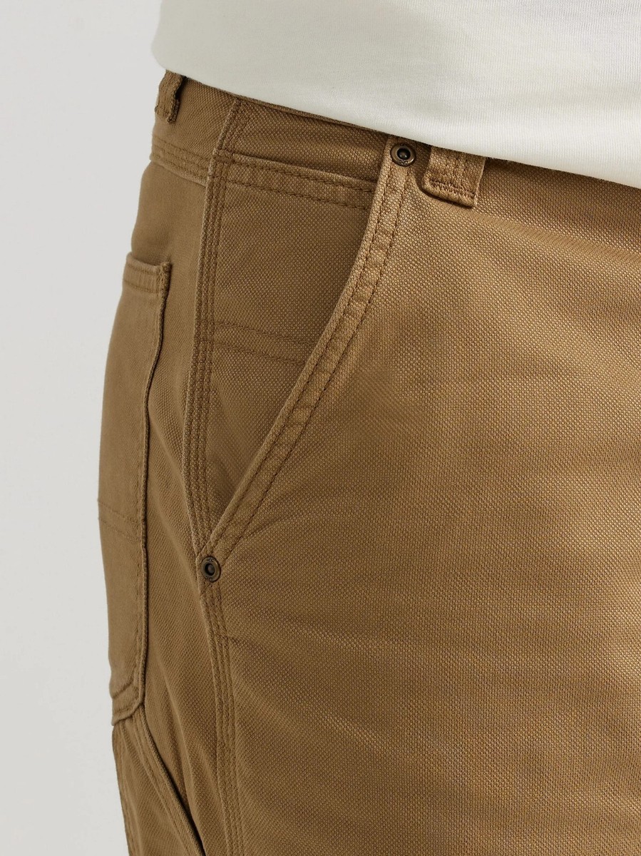 Lee Men's Carpenter Jeans Legendary Workwear Dark Khaki Color All