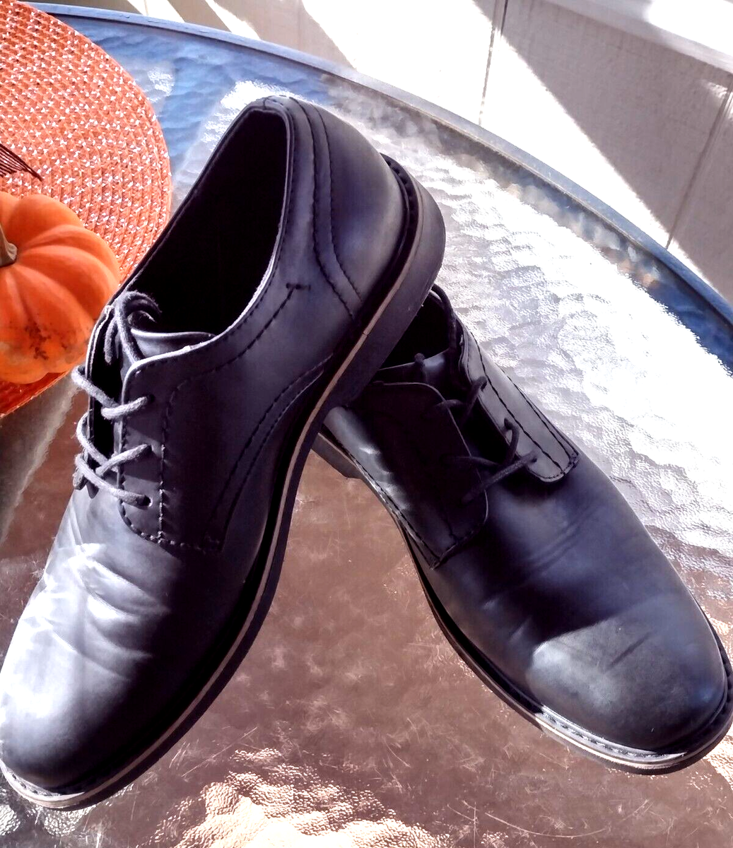 DEXTER Comfort Mens Dress Shoes Black Oxford Cap Toe Memory Foam Sz 8 s-l400.jpg main image 2
