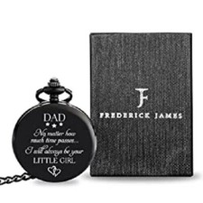 Pocket Watches Dad Birthday Gift from Daughter