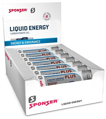 Sponser Liquid Energy Gel Plus Cola-Lemon Box 18 Tuben 70g