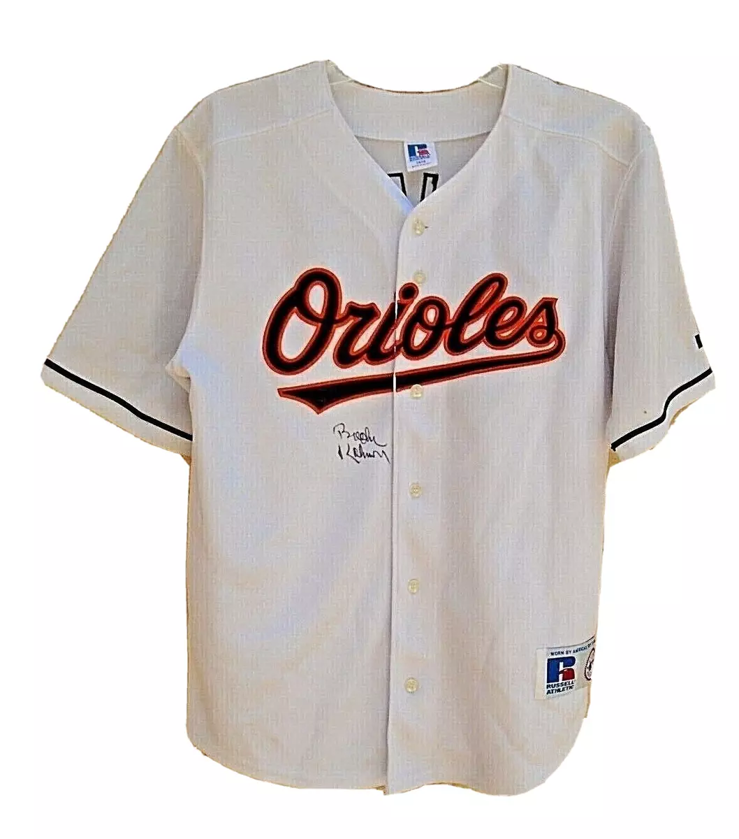 vintage Russell Athletic Boys Baltimore Orioles Baseball Jersey Size 14/16 White