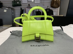 mini neon green bag