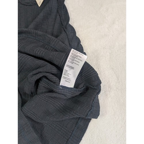 Camiseta sin mangas Anthropologie tejida acanalada informal básica negra talla S - Imagen 7 de 8