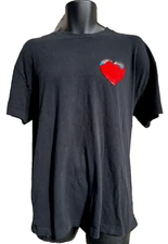 Abercrombie & Fitch T Shirt Trevor Project LGBTQ+ Suicide Red Sequin Heart XL