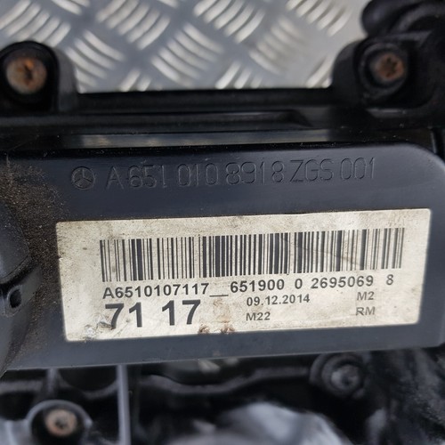 MERCEDES C CLASS ENGINE ROCKER COVER 2.1 DIESEL W205 2015 A6510107117 - Picture 14 of 15