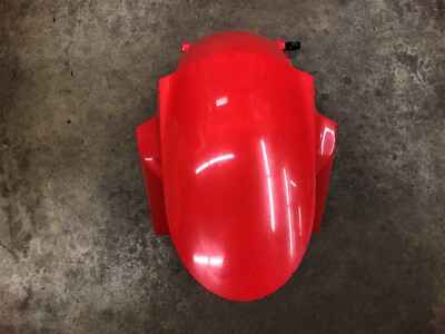 ぶんです。 ZX-6R ZX6 2010 2011 2012 Kawasaki Ninja Front Fender Red OEM Used
