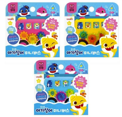 #ad #ad Pinkfong Baby Shark Mini Bus Fraction Gear Car Genuine New Random Color $19.90