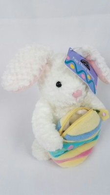 7'' Hallmark Egg Hunt Bunny  Stuffed Plush Animal with tag Easter Stuffed Animal 