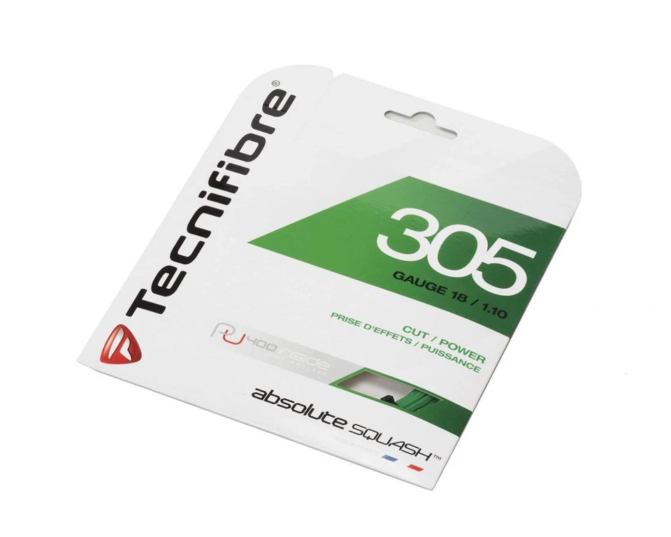1 Squashsaite Tecnifibre TF 305 (1,10 mm/grün) Top Saite