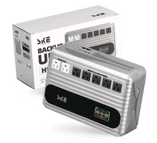 UPS Battery Backup Surge Protector 850VA/480W LCD Screen 7 Outlets Power Supply