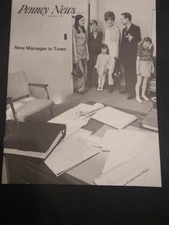 Lot of 2 Vintage JCPenney “Penney News” Magazines – 1971 & 1972 – Employee-Only 