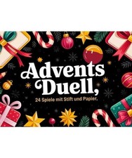 Adventsduell 2025: 24 Spiele mit Stift und Papier:Interaktiver Adventskalender f