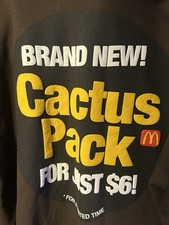 Travis Scott McDonald Cactus Jack Hoodie Cactus Pack Size XL