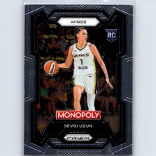 2024 Panini Prizm Monopoly WNBA Sevgi Uzun Rookie #22 Dallas Wings