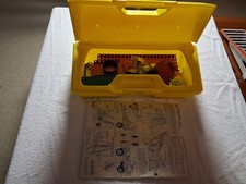 1970's Gabriel Erector Set, Manuals, Motor, Many Parts - See All Pictures 