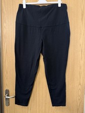 Women’s New Look Black Maternity Leggings Size 18 95% Cotton