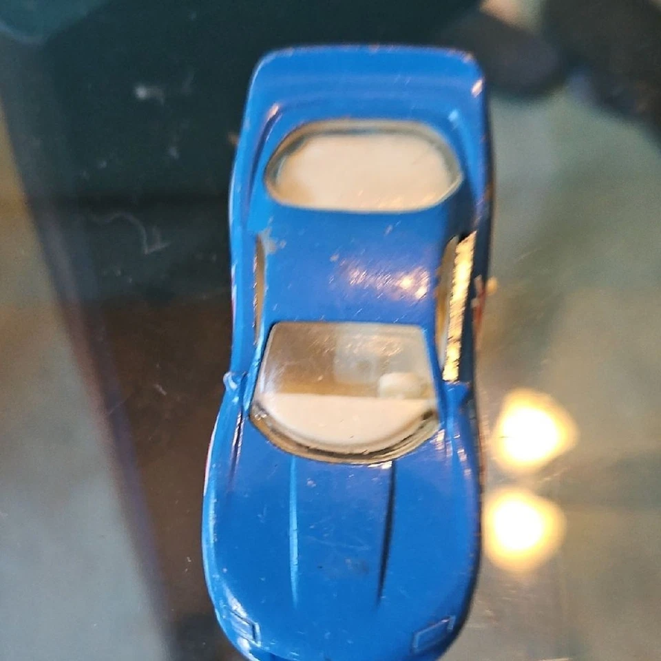 Hot Wheels 1993 Vintage Chevy Camaro #1 Blue and White Diecast Racer - Image 3 of 4