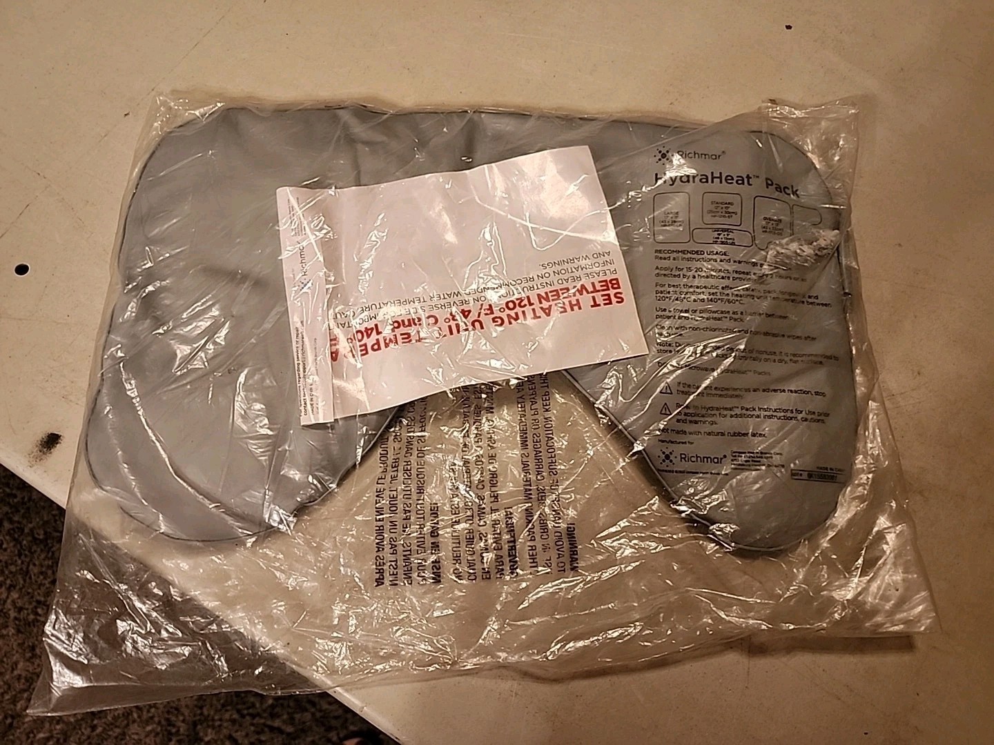 New Richmar HydraHeat Hot Pack Cervical 17x11 Sealed