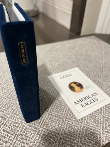 1988 W 2.02 Oz Gold American Eagle 4 Coin Proof Set with OGP (BOX & COA)