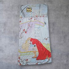 Vtg KARSTEN DISNEY 100% Cotton Sleeping Beauty Childrens Bath/Beach Towel Brazil