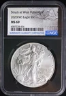 2020 (W) Silver Eagle NGC MS69  Struck at West Point Mint.