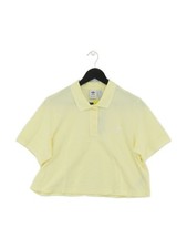 Adidas Women's Top UK 18 Yellow Cotton New with tags