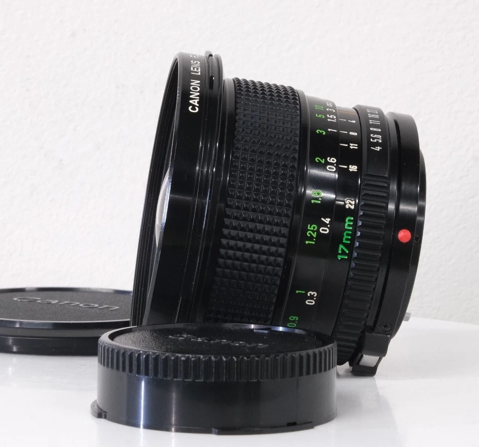 [COMO NUEVO-] Lente ultra gran angular Canon FD NFD 17mm f4 SLR MF de JAPÓN Foto 2 de 4